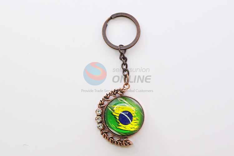 Map Pattern Key Chain/Key Ring