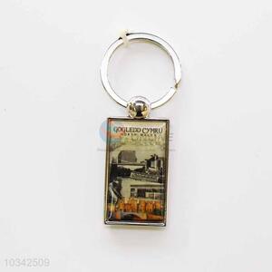 Gogledd Cymru Rectangular Key Chain/Key Ring