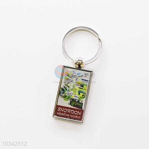 Snowdon Rectangular Key Chain/Key Ring