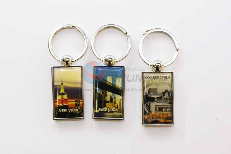 New York Rectangular Key Chain/Key Ring