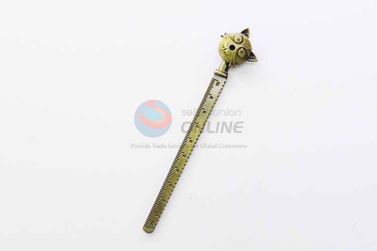 Vintage Zinc Alloy  Cat Bookmark