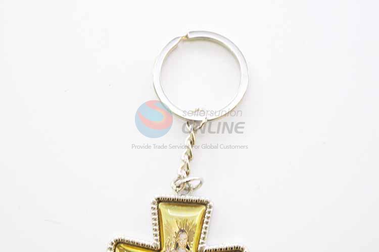 Cross Shaped Key Chain/Key Ring