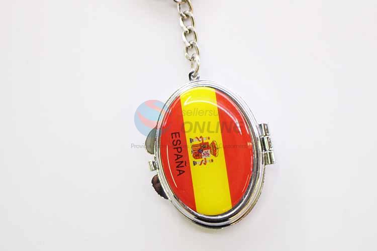 Oval Mirror Key Chain/Key Ring