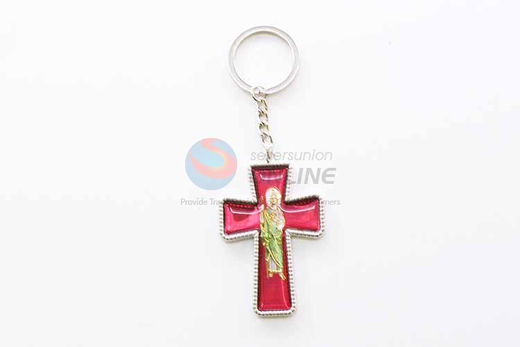 Cross Shaped Key Chain/Key Ring