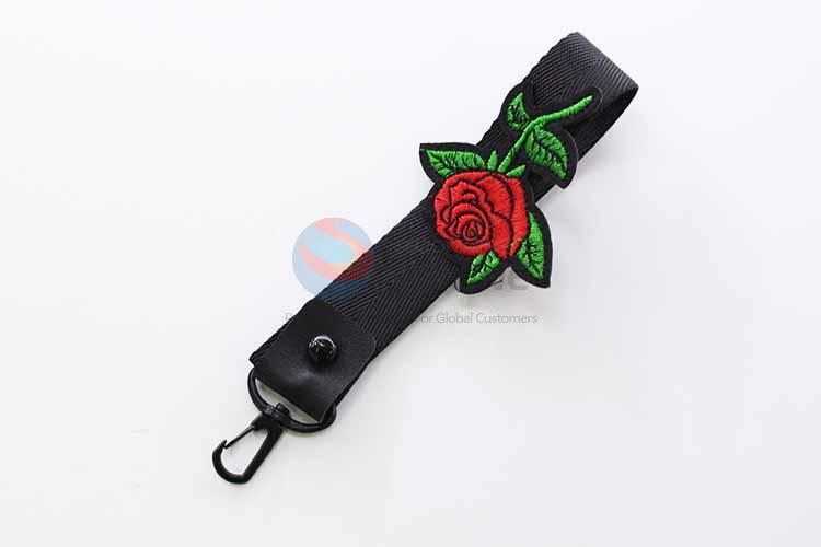 Rose Pattern Key Chain/Key Ring