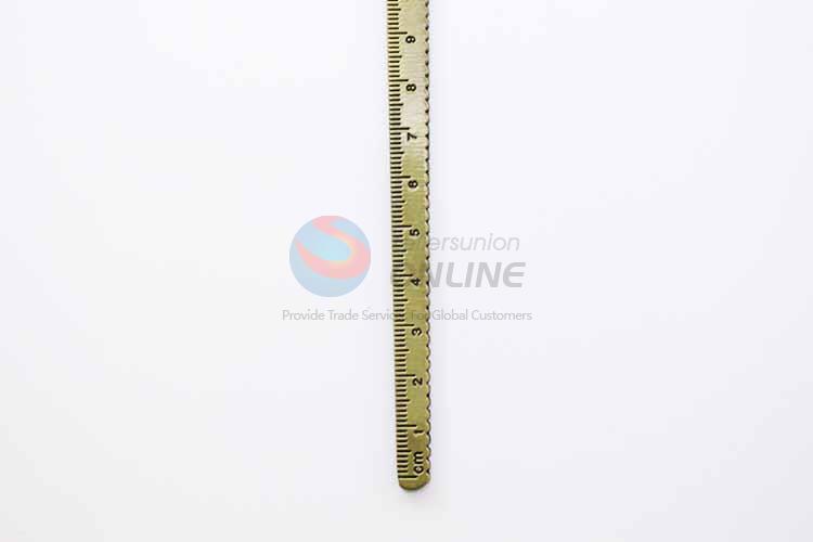 Zinc Alloy Ruler Bookmark with Bird Charm