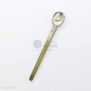 Zinc Alloy Ruler Bookmark with Wing Charm