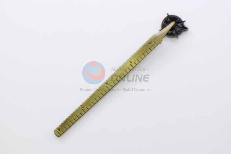 Zinc Alloy Ruler Bookmark