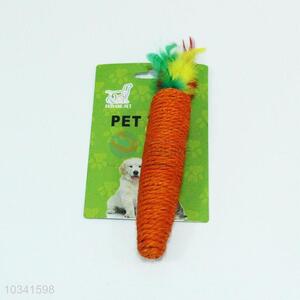 Wholesale low price best fashion carrot shape pet toy