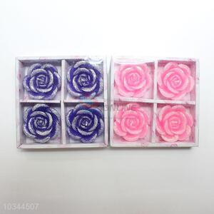 Promotional nice flower candles