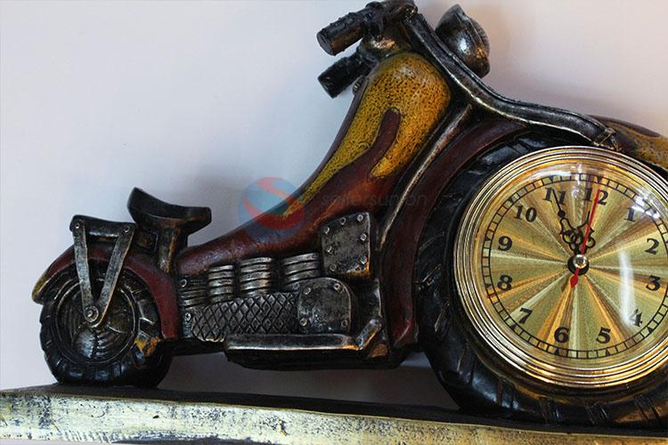 Competitive price motorcycle pattern craft clock