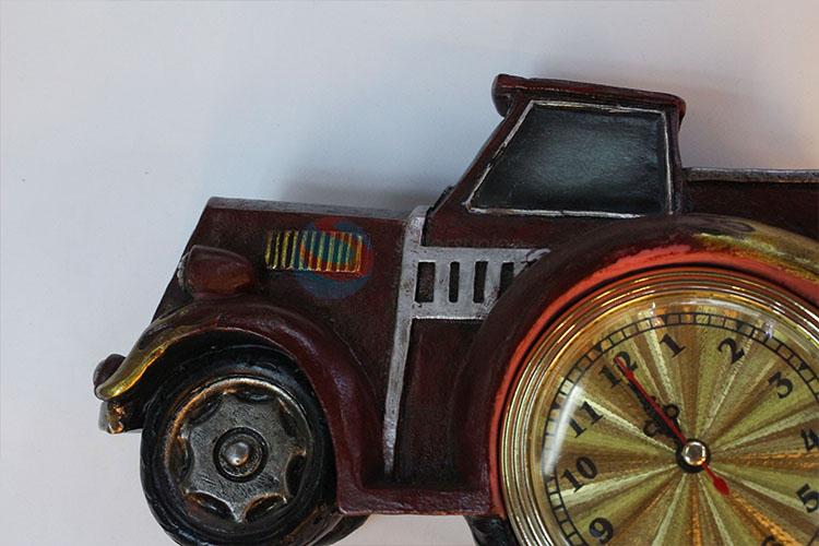 Exquisite tractor craft clock