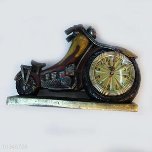 Competitive price motorcycle pattern craft clock