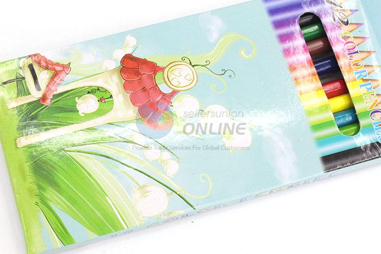 Promotional 12pcs Nox-Toxic Colored Pencils for Sale