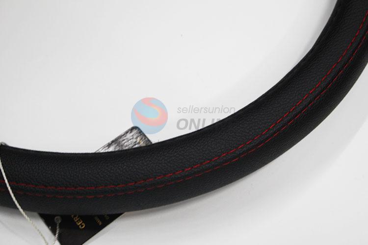 High grade pu steering wheel cover for car