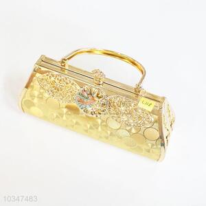 Fashion models clutch handbags metallic evening bags