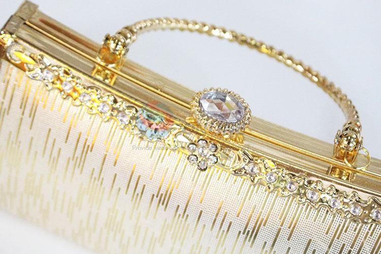 Women Hard Case Rhinestone Clutch Bag Evening Bags