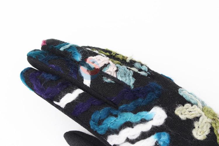 Recent design popular cheap women winter warm gloves