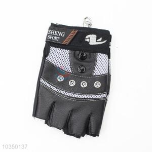 Made in China cheap men winter half-finger gloves