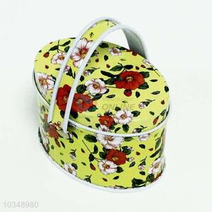 Popular Colorful Iron Can Household Storage Jar With Handle