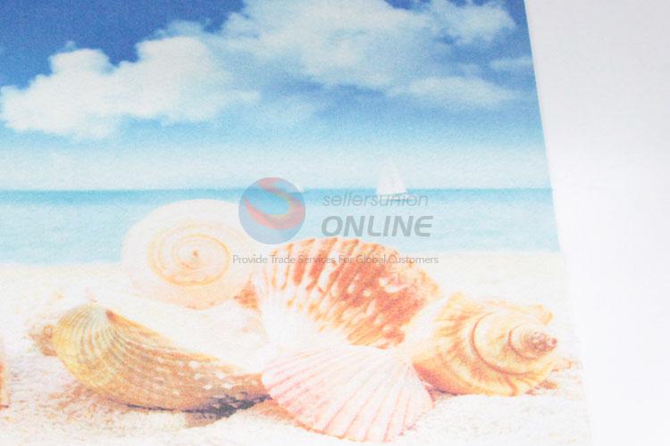 Promotional Shell Printed Door Mat,38cm*58cm