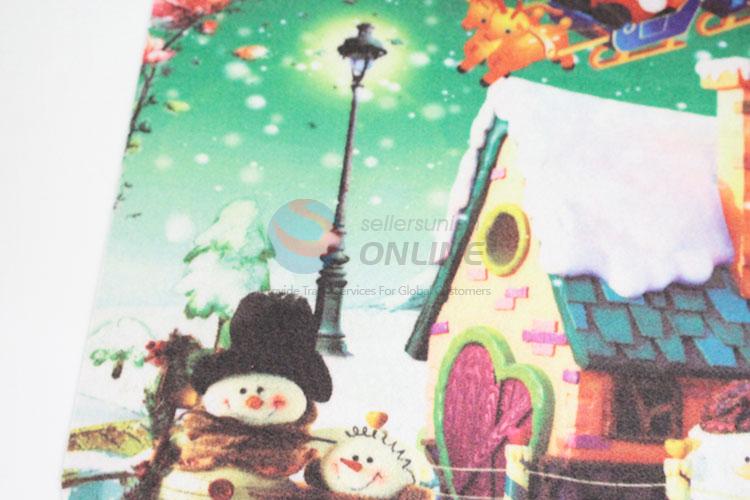 Latest Style Merry Christmas Printing Bath Mat,38cm*58cm