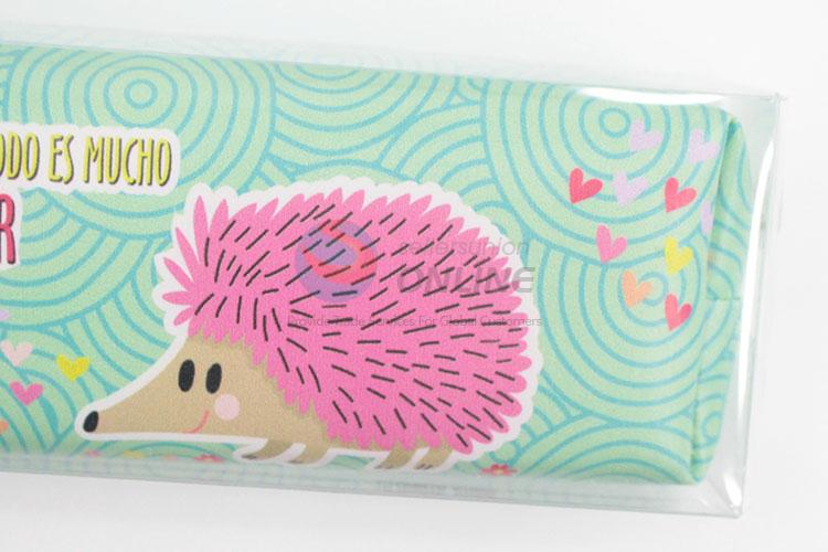 Printed Pu Pencil Bag With Good Quality