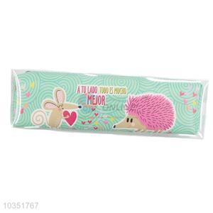 Printed Pu Pencil Bag With Good Quality