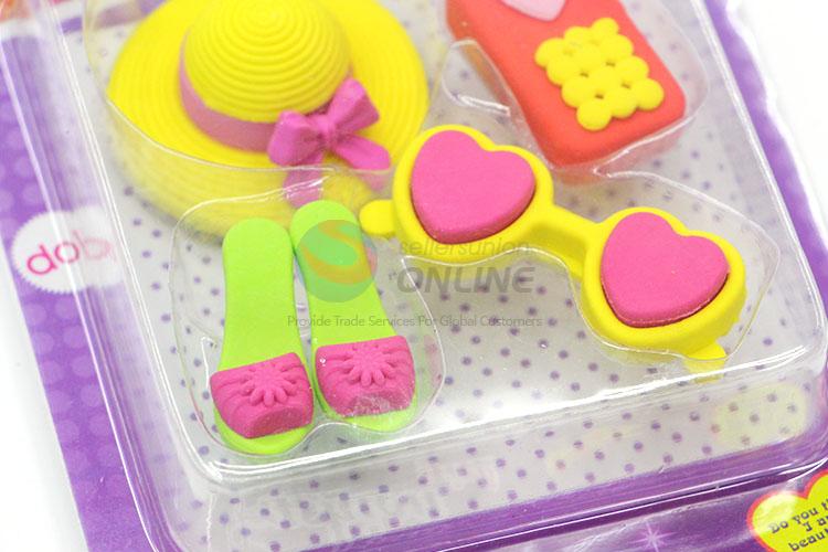 Popular Fashion Girl Cartoon Rubber/Eraser for Student