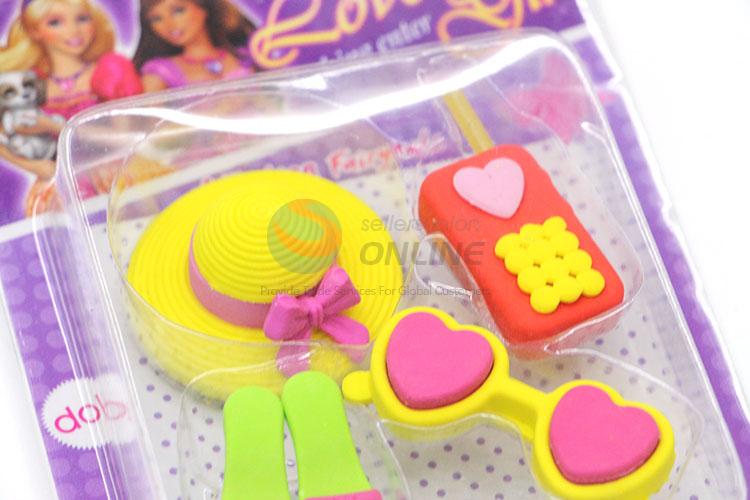 Popular Fashion Girl Cartoon Rubber/Eraser for Student