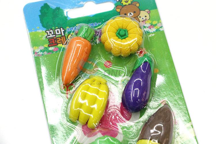 Wholesale Nice Vegetable and Fruit Cartoon Rubber/Eraser for Student