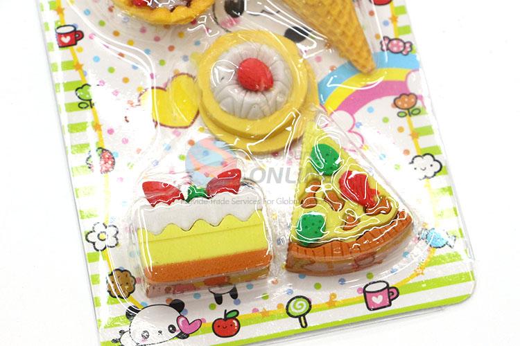 Factory Direct Cake Design Cartoon Rubber/Eraser for Student