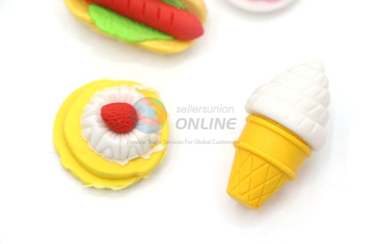 Cute Dessert Design Cartoon Rubber/Eraser for Student