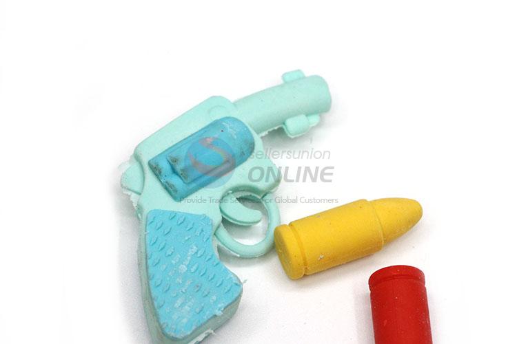 Great Gun and Bullet Design Cartoon Rubber/Eraser for Student