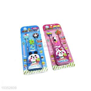 Fashionable Cartoon Pen and Rubber/Eraser Set for Student