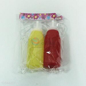 Top manufacturer low price plastic oil bottle 2pcs