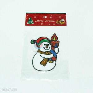 Christmas snowman festival PVC eco-friendly sticker