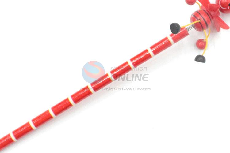 Popular Wooden Pencil With Cartoon Bee Accessories