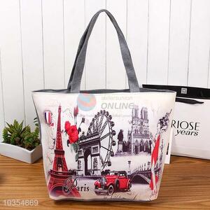 New Arrival Retro Style Printing Pvc Single-Shoulder Bag