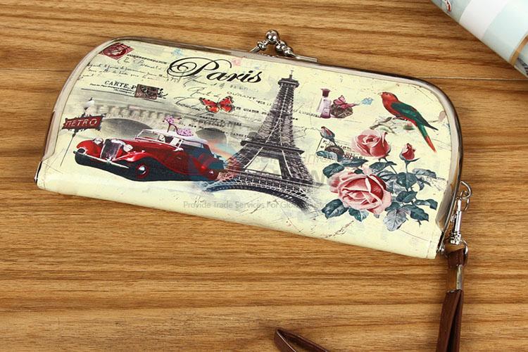 New Design Rectangle Pu Purse Fashion Handbag