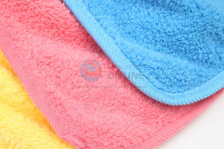 Dry Wipe Hand Towel Candy Color Hanging Wash Bath Towel