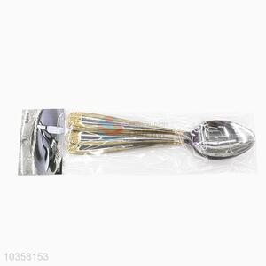 Popular design promotional cheap stainless steel spoon set