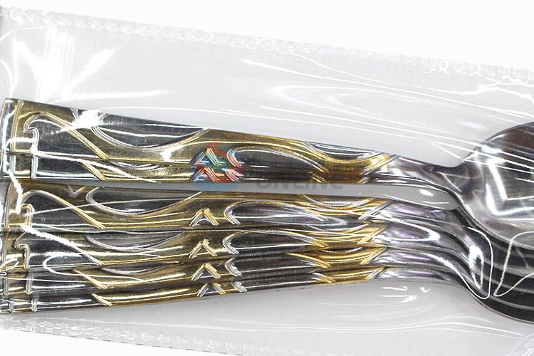 Cheap popular wholesale custom stainless steel spoon set