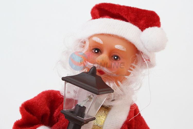 Novelty christmas standing santa decoration doll