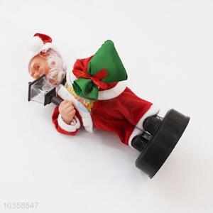 Novelty christmas standing santa decoration doll