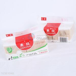 Factory wholesale double head wooden cotton swab