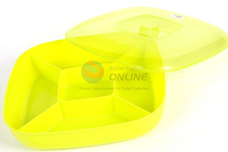 Plastic cube fruit candy storage plate