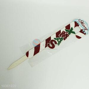 Christmas style fashion crutch shape festival decoration