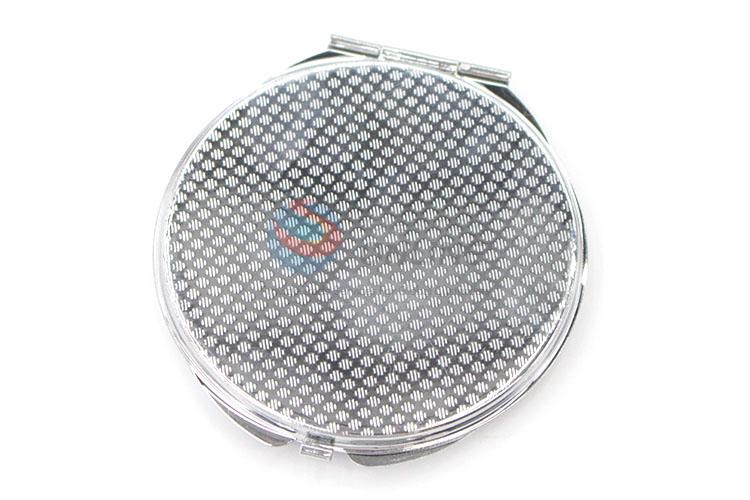 New Design Clock Pattern Foldable Round Cosmetic Mirror