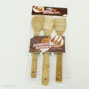 3PC/Set Bamboo Shovel Kitchen Tableware Set